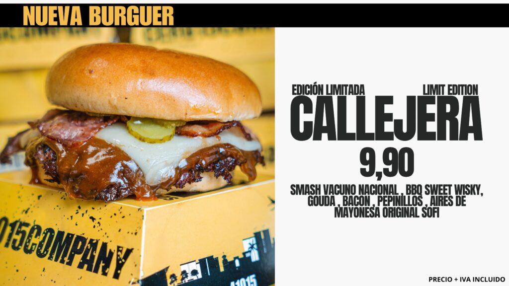 NUEVA BURGER
CALLEJERA
SOFI PINOMOTANO SEVILLA
BOCATAS SERRANO BURGERS